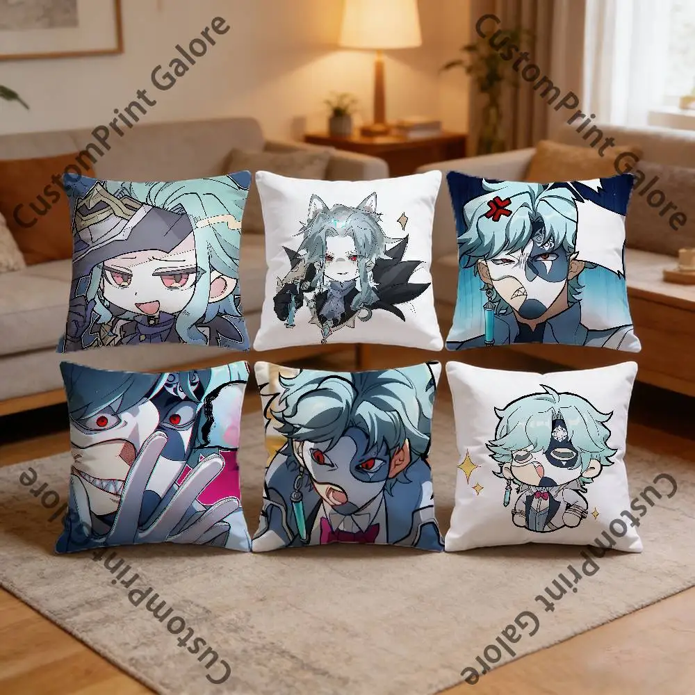 

Il Dottore HD Print Square Pillow Cover Polyester Lightweight Customizable for Home Office Sofa Decor