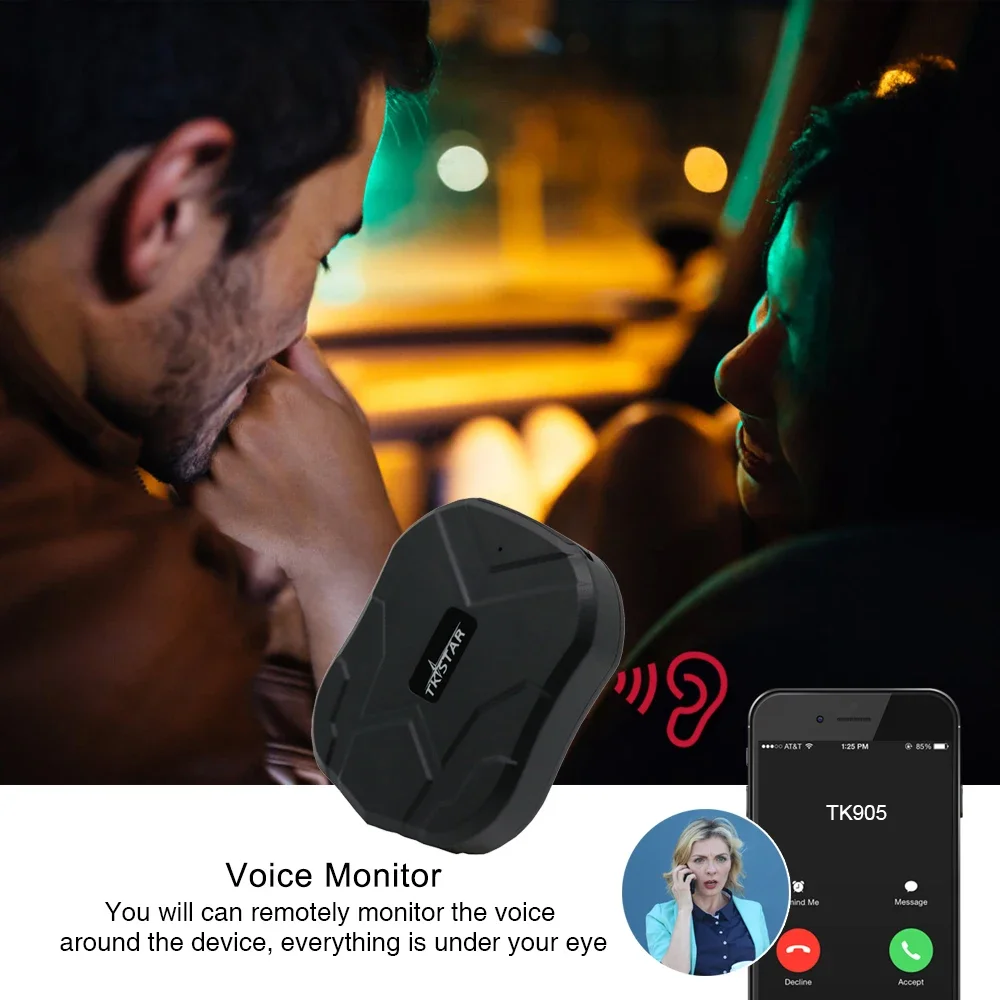 GPS Tracker Car TKSTAR 2G TK905 5000mAh 90 Days Standby Vehicle Tracker GPS Locator Waterproof Magnet Voice Monitor Free Web APP