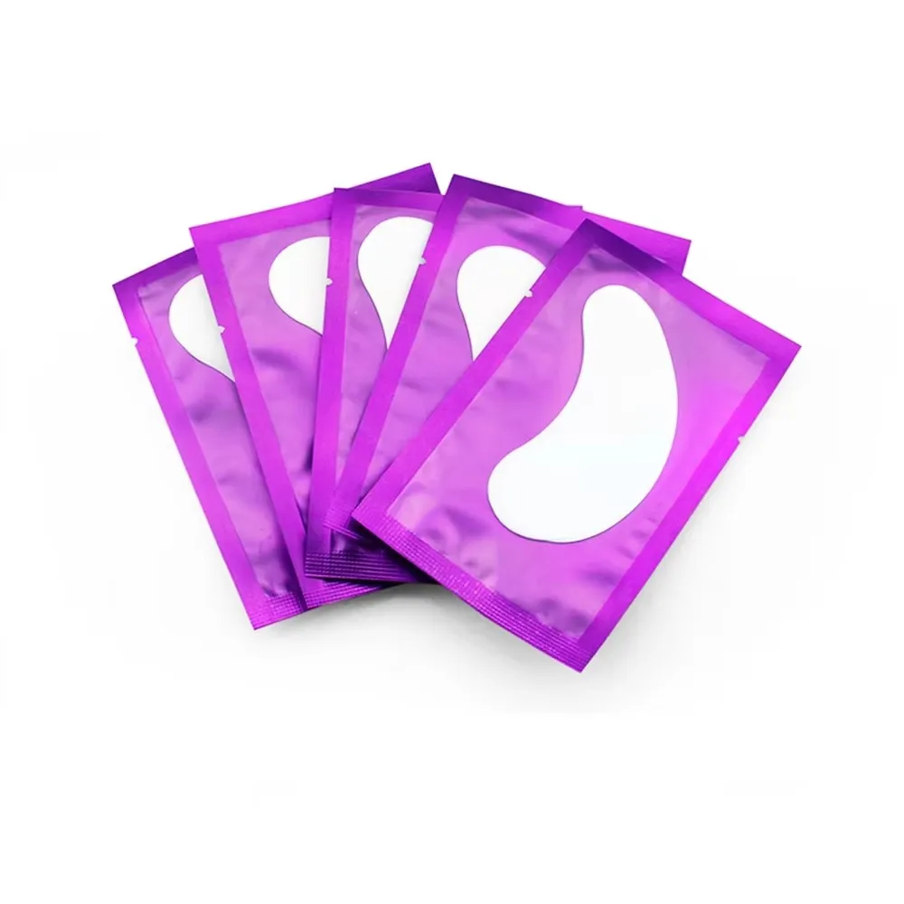 100 Paar Augenpads für Wimpernverlängerung, unter den Wimpern, künstliche Wimpern, Aufkleber, Wimpernverlängerungszubehör, Pads zum Aufbau von Augenlidern