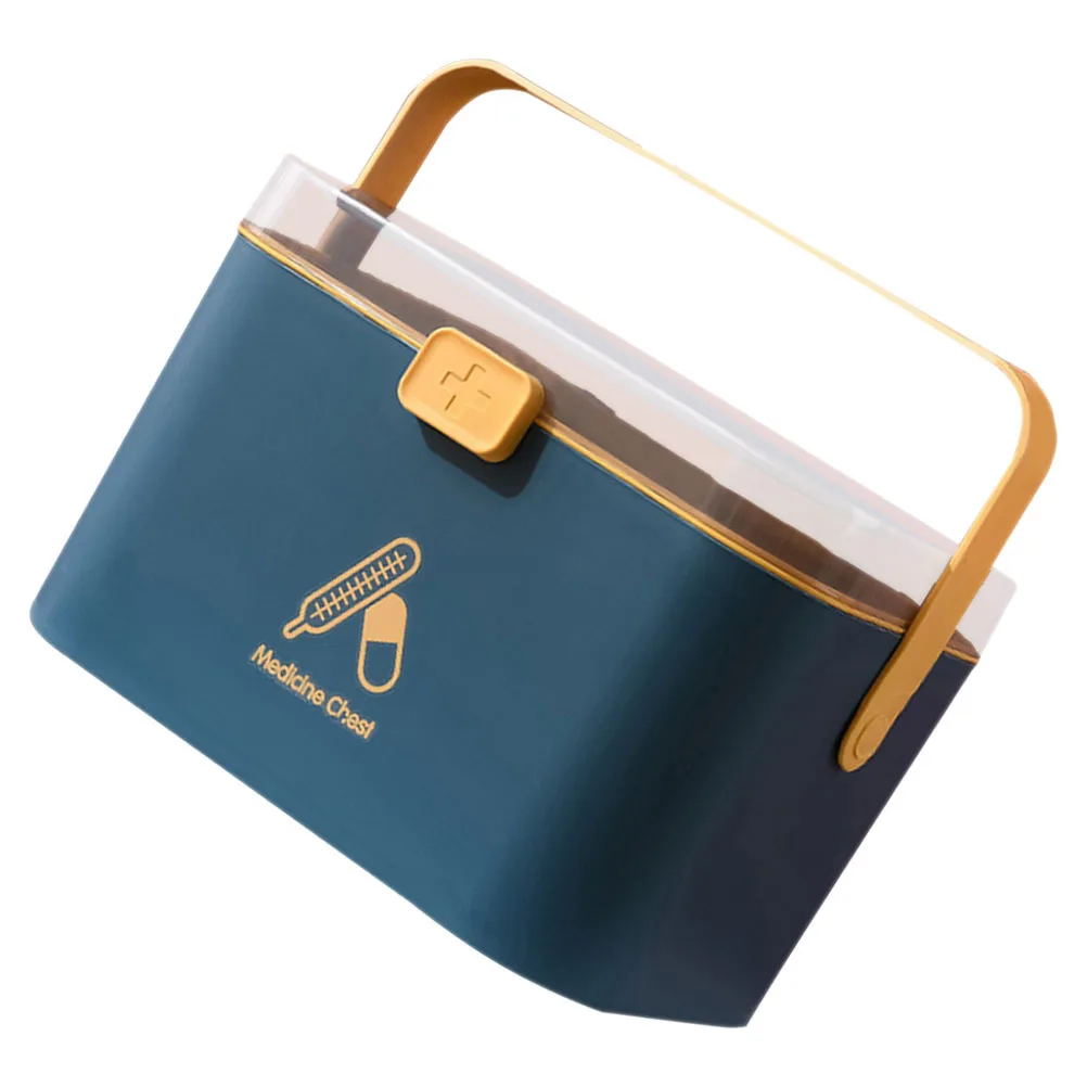 التعامل مع صندوق الإسعافات الأولية للطب، مشبك دوار محمول، حقيبة تخزين ذات سعة كبيرة، منظم طبي في حالات الطوارئ