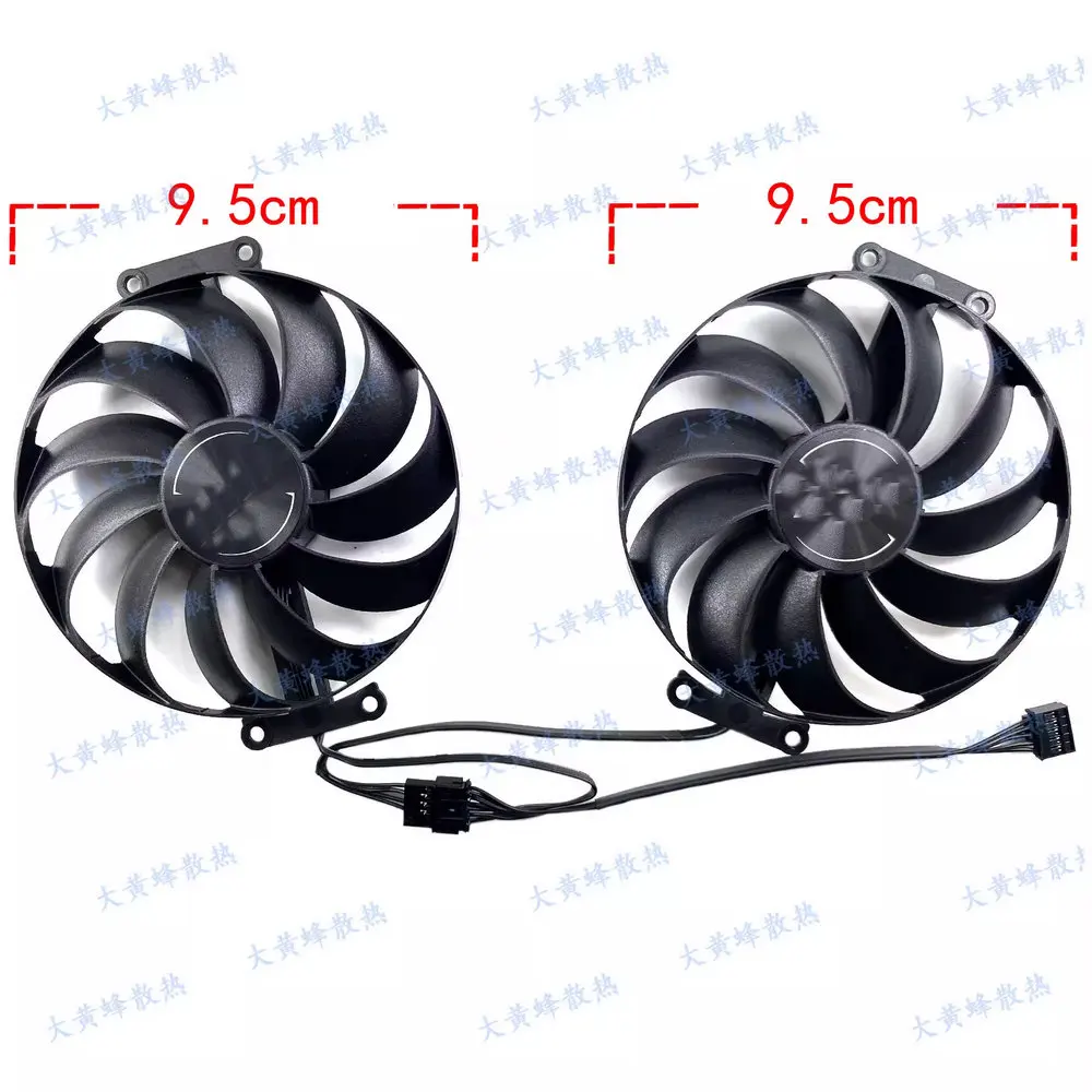 The Cooling Fan for ASUS RX6600 RX6600XT RX6700XT DUAL Graphics Video Card