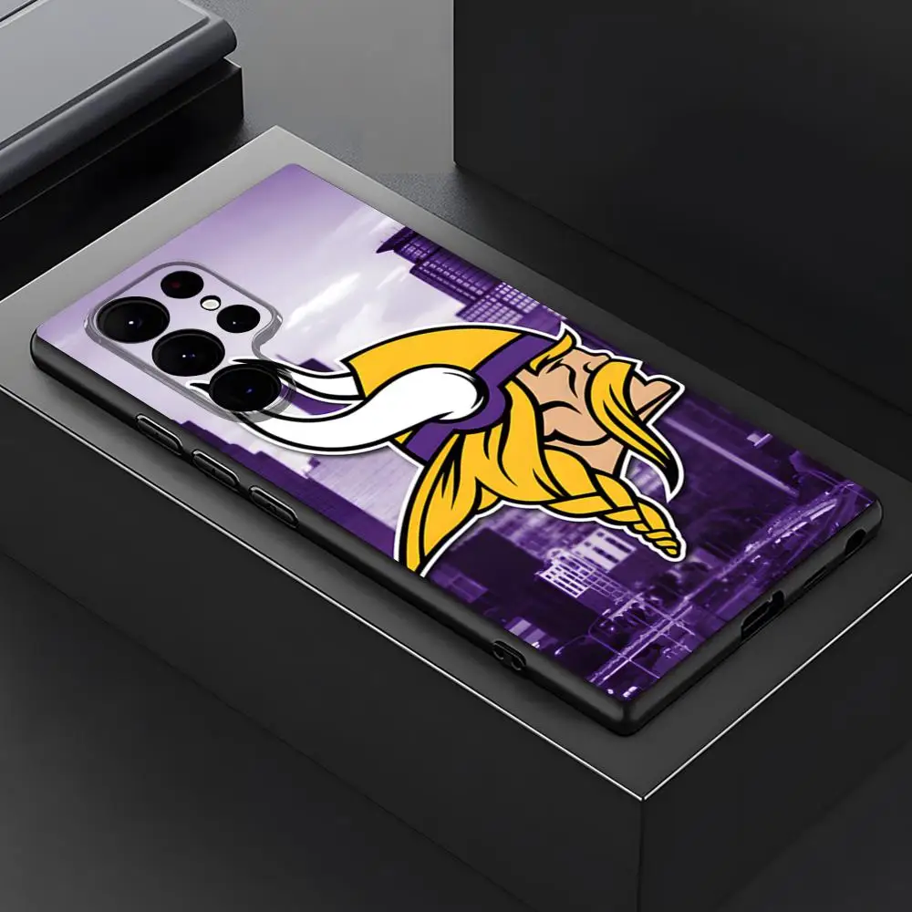 Top Sports-Minnesota Vikings Phone Case for Samsung Galaxy A21 Plus S22 A53 A24 A34 A54 A52 M54 Note 10 20 Ulitra FE  Back Cover