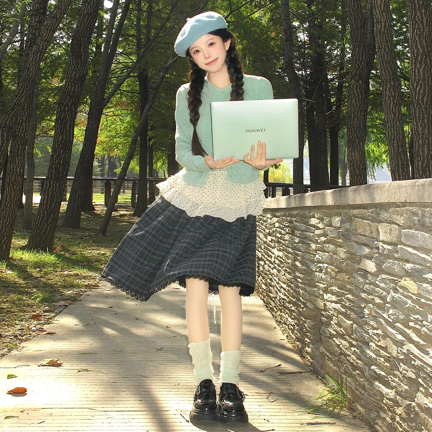 

een Knitted Set Dr Women's Autumn Winter New Korean Sle Beautiful Winter Clothes Whole Set Breathable Comfortable Fa...