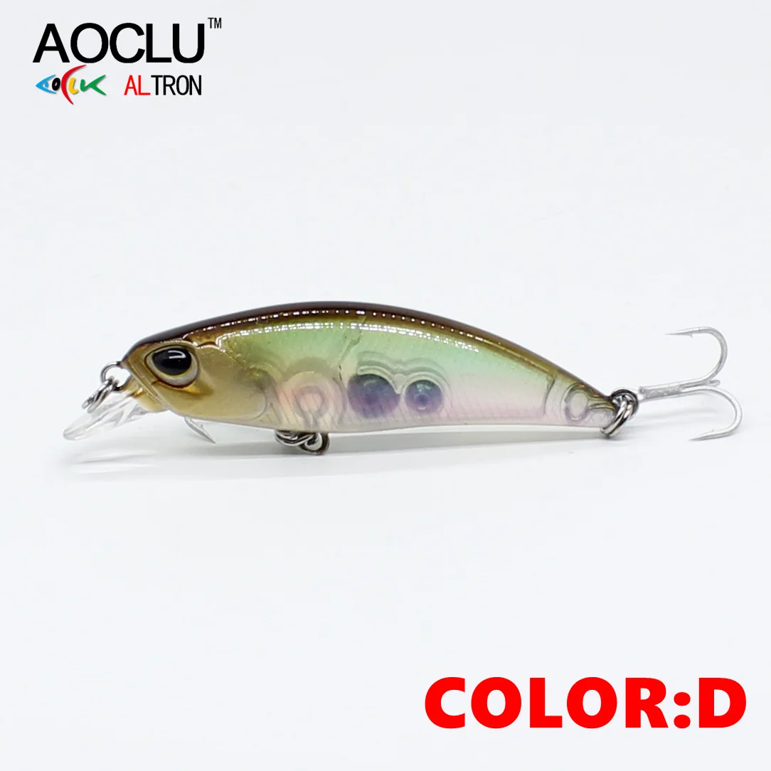 AOCLU Kleiner sinkender Wobbler, Jerkbait, 50 mm, 4,0 g, harter Köder, Minnow-Köder für Küstenforellen, Barsch, Felsen, Boot, Angeln, frisches Salzwasser – Detail 8
