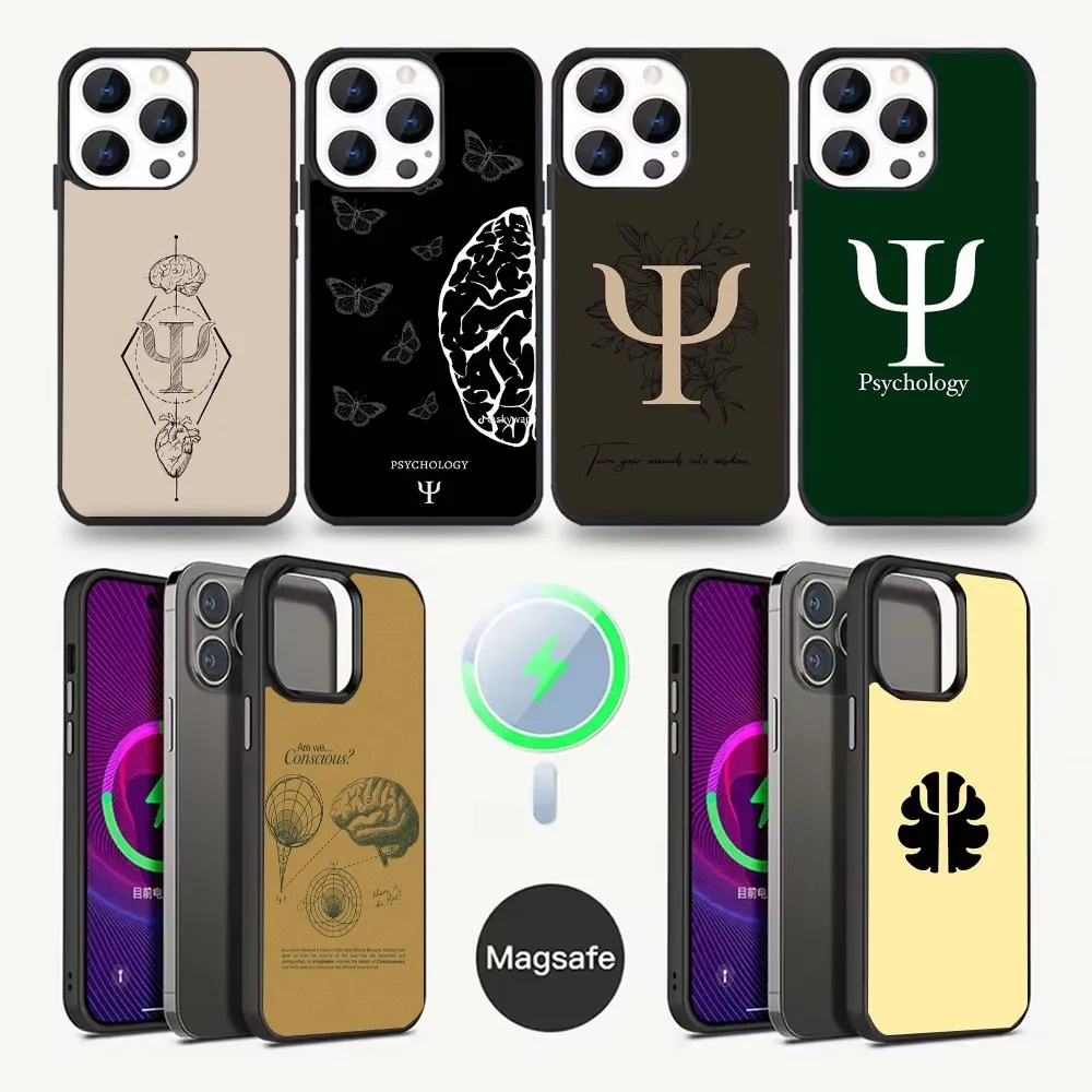 

Psychologist Profession Logo Phone Case For iPhone 16,15,14,13,12,11,Pro,Max,Plus,Mini,Magsafe,Magnetic Wireless Charging Case
