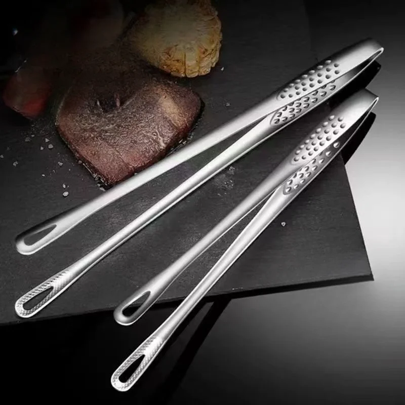 

1PC 304 Stainless Steel Food Tongs Long Handle Non-Slip Barbecue Tongs Steak Tongs Kitchen Cooking Tools Kitchen Accessories