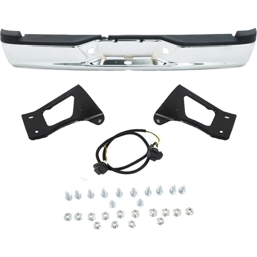 مجموعة المصد الخلفي من الفولاذ لـ 20052010 دودج داكوتا 2011 رام داكوتا 20062009 ميتسوبيشي رايدر كروم المصد الخلفي استبدال