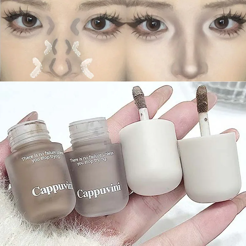 

Nude Nose Shadow Highlighter Cosmetics Matte Contouring Mud Makeup Waterproof Lasting Face Bronzer Contour Brightening Make Up