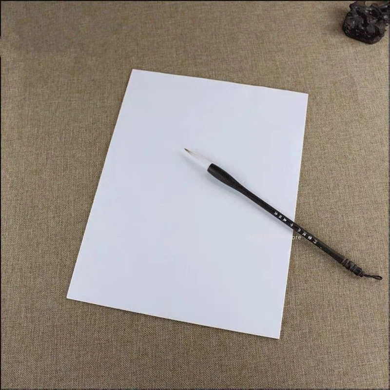 Chinese Calligraphy and Painting Rice Paper Calligraphy Student Practice Paper 4K8K Raw and Cooked Rice Paper 30 Sheets