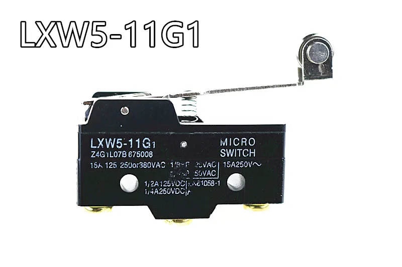 

380 В переменного тока, 250 В постоянного тока LXW5-11G1, микро-ограниченный переключатель с параллельным роликовым шарниром