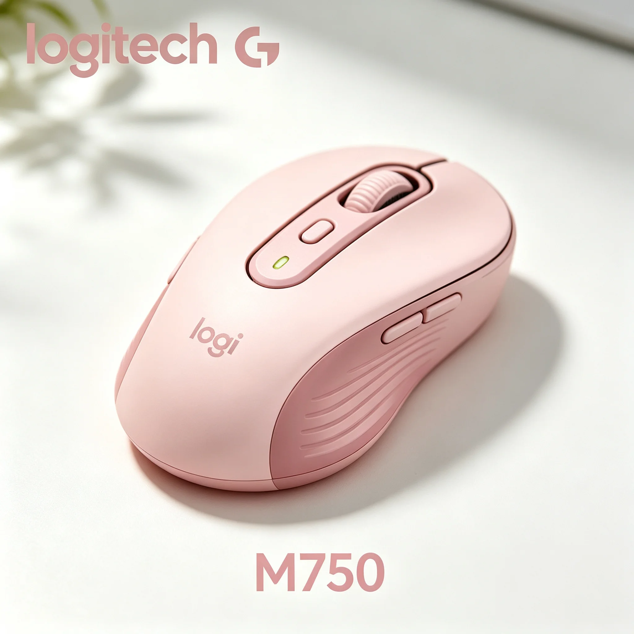 Logitech Signature M750 Mute Office Mouse Stable Wireless Range Ergonomic Mice For Laptop Desktop Light Gaming