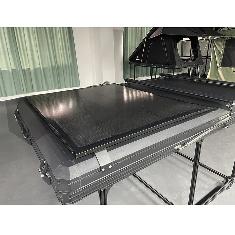 Meistverkauftes Allwetter-Hartschalen-Aluminium-Dachzelt mit Schnellaufbau und Dachträger für SUV 4x4 Offroad Overland