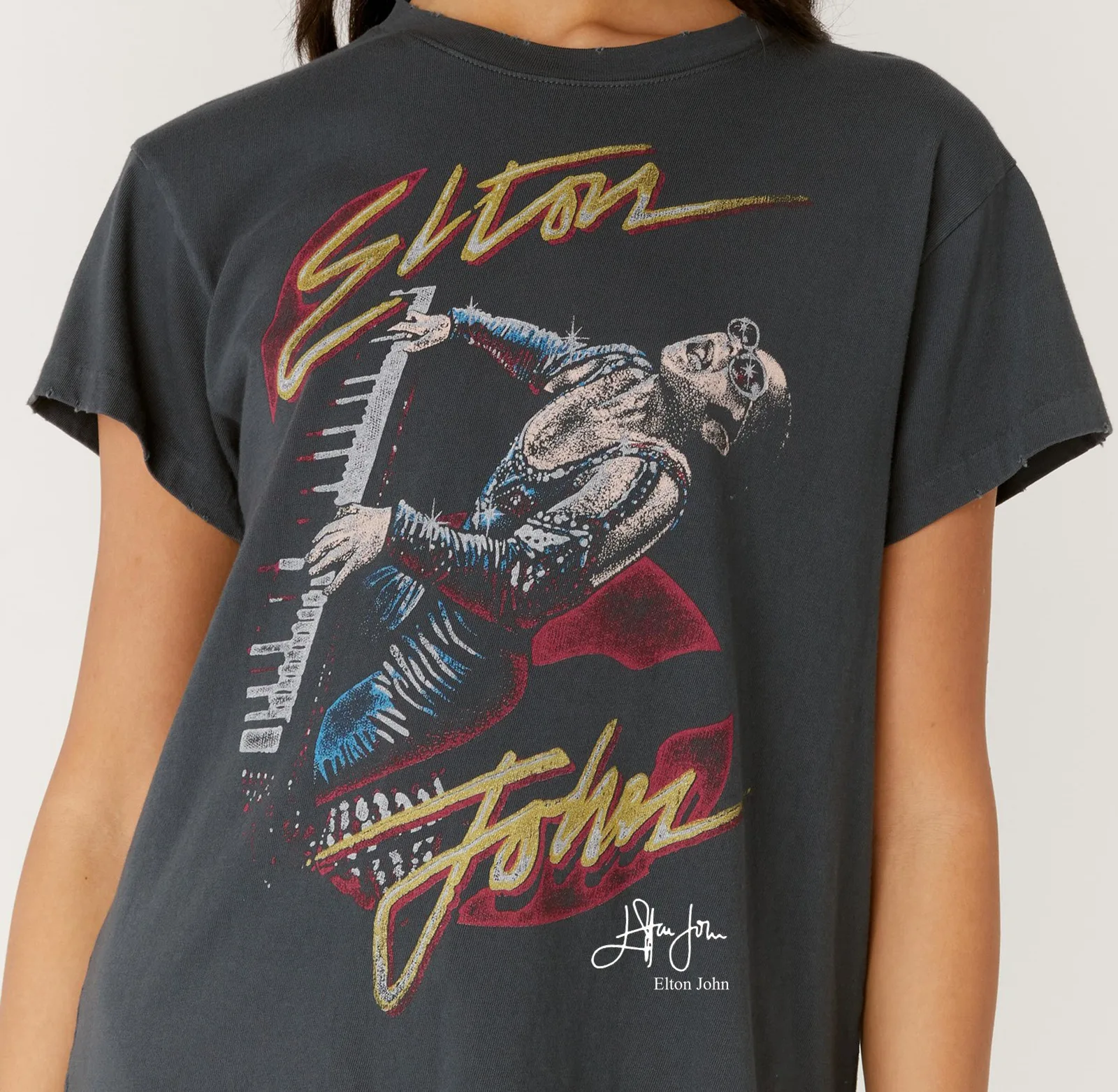 Elton John Elton 60 Live T Shirt Size S M L 234XL Signature EE475