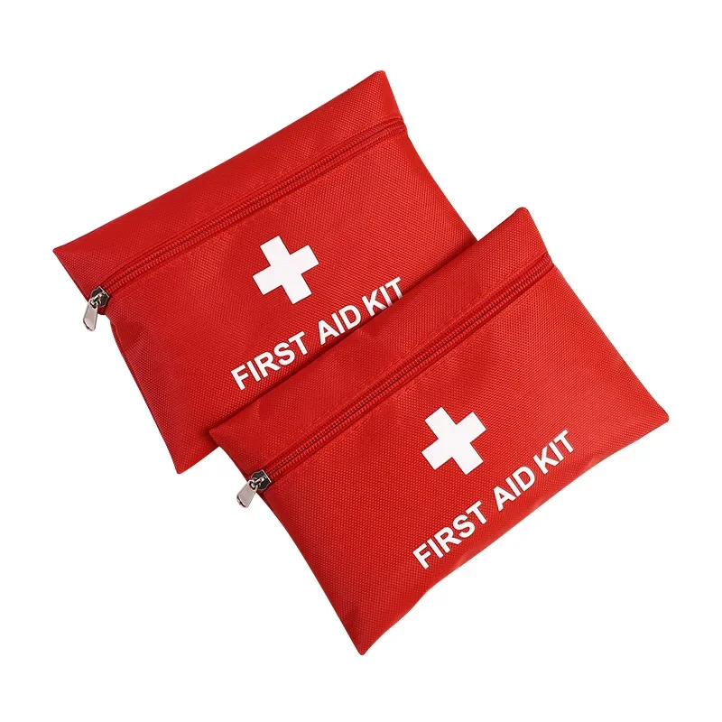 12 stücke tragbare Reise Erste-Hilfe-Kit Outdoor-Camping Notfall medizinische Tasche Bandage Pflaster Überlebens-Kits Selbstverteidigung