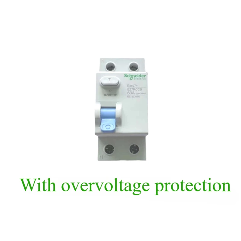 Schneider EZ7 RCCB/RCCBG With overvoltage protection Electronic Leakage Circuit Breaker 30mA 2P 25A 40A 63A