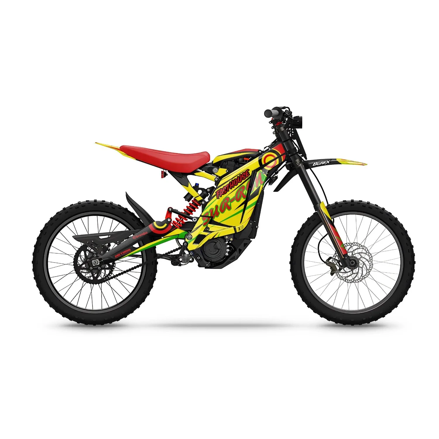 Motorcycle Body Fairing Sticker Decal Protective  eBike eMoto Full Graphic Kit For Surron Light Bee X  Design -63