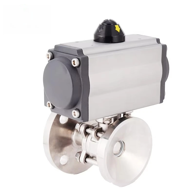 الغذاء الصف جودة عالية الفولاذ المقاوم للصدأ ملحومة ثلاثي المشبك خزان أسفل صمام الخزان الصحي صمام الكرة السفلية