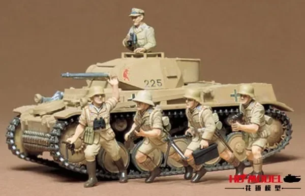 Tamiya 35009 1:35 Tank Model German Panzer Kampfwagen II Ausf F/G Assembly Tank Model Tank DIY