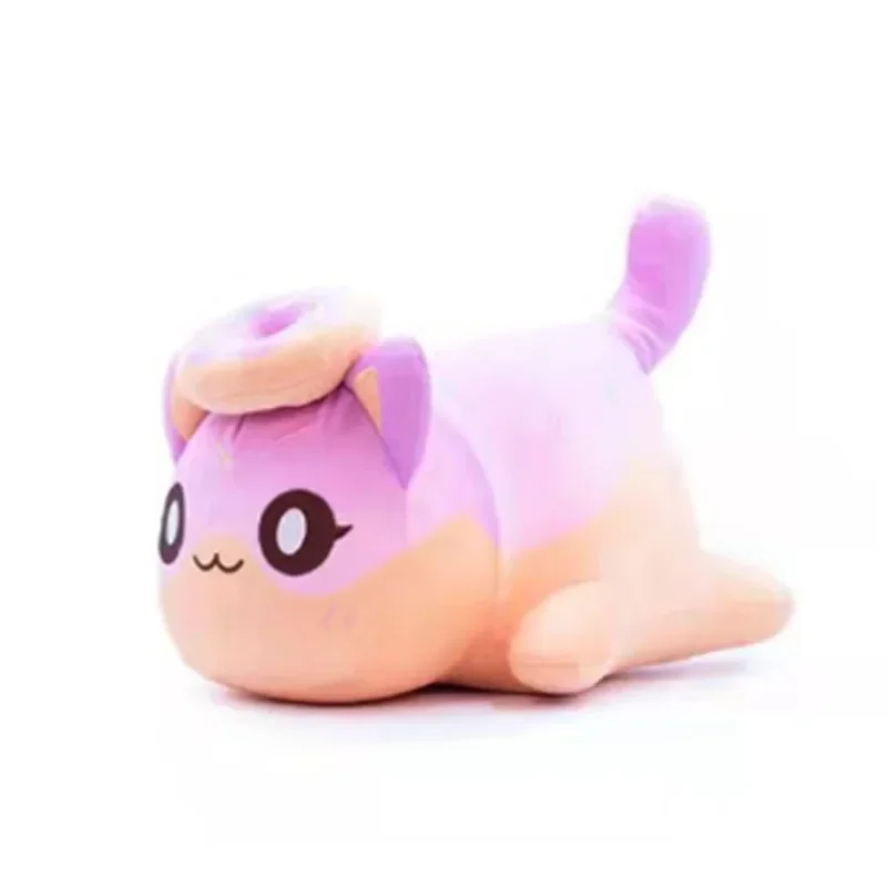 Aphmau pelúcia meemeows comida gato plushies brinquedo bonito cola batatas fritas donut gato pelúcia bonecas travesseiro de dormir presente natal