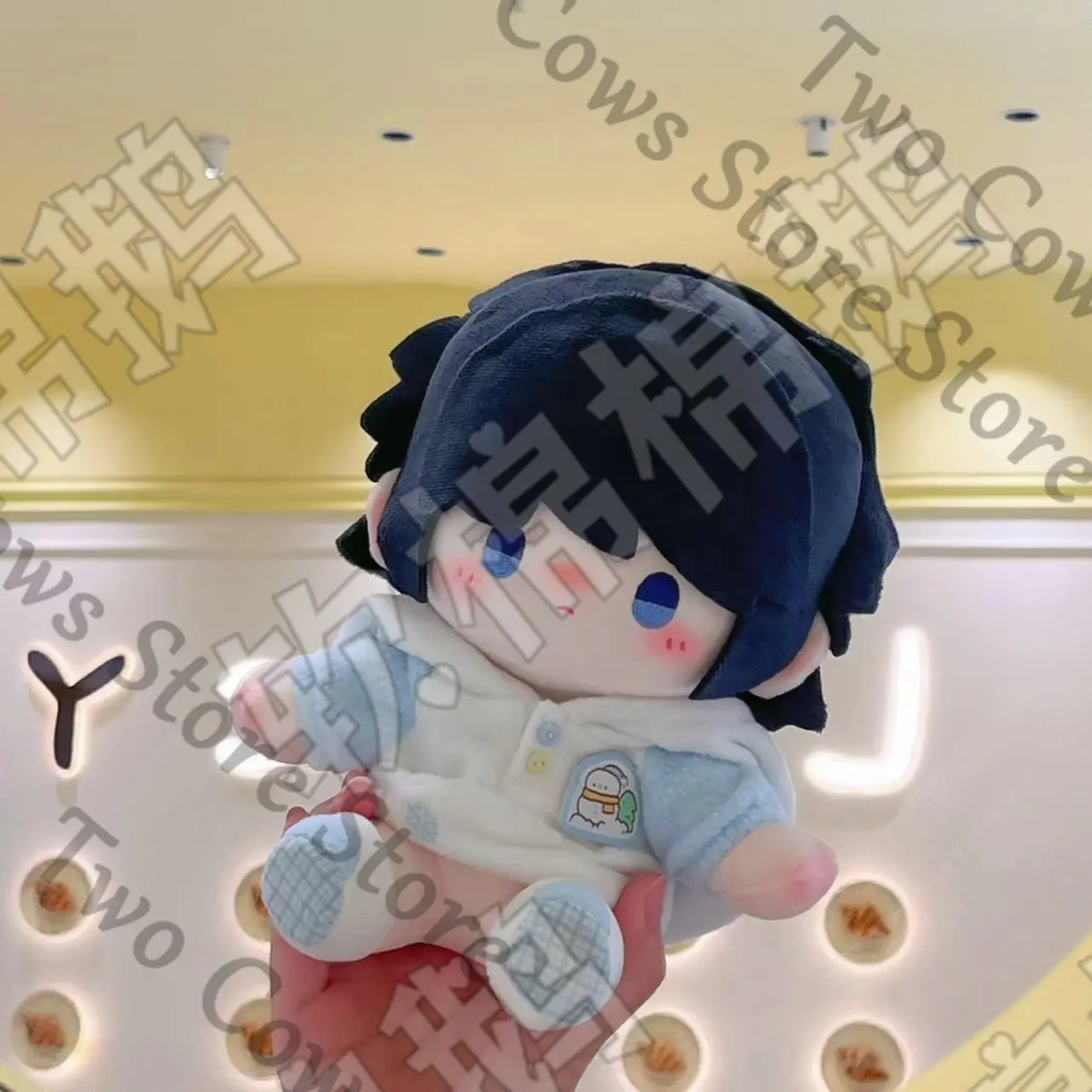 

Demon Slayer Anime ambitus Tomioka Giyuu colleagues attribute 20cm Naked Cotton Doll toys super cute Birthday gift