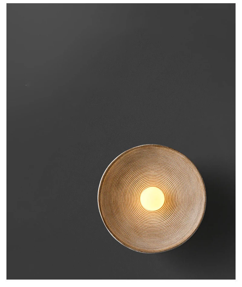 Nordic LED Wall Lamp Wabi-sabi Style Retro Wall Light Indoor Lighting Room Decor Sconces For Bedroom Bedside Hotel Corridor