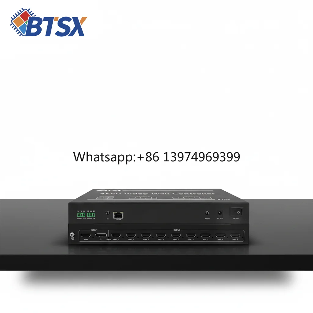 BIT-VWC-109 4K60 2x2 2x3 3x3 2x4 Image Processor Switcher 1x6 1x7 1x8 1x9 Video Processor 1-in-9-out Ultra HD Splicer