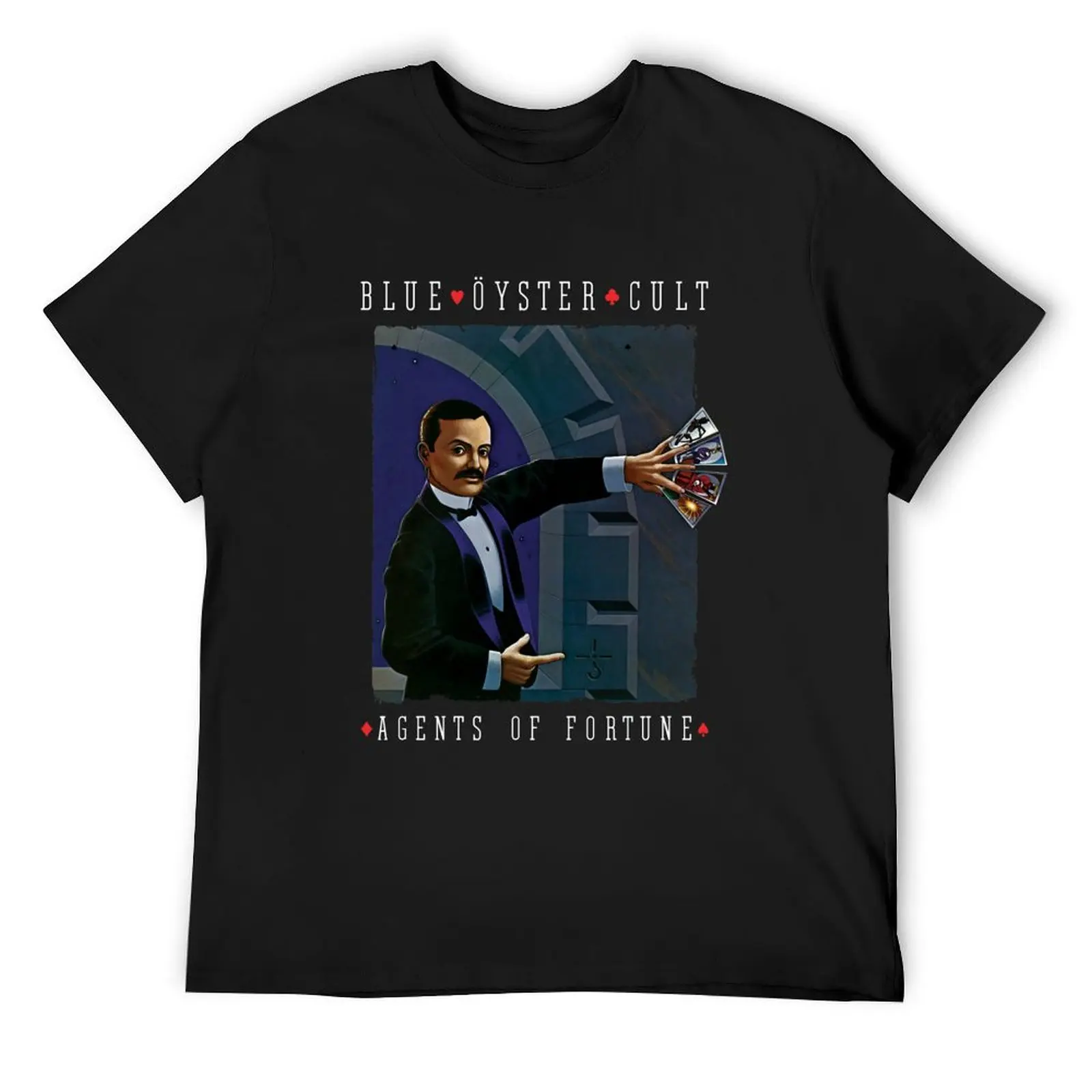 

Blue yster Cult Agent of fortune T-Shirt cute clothes summer tops cute tops mens funny t shirts