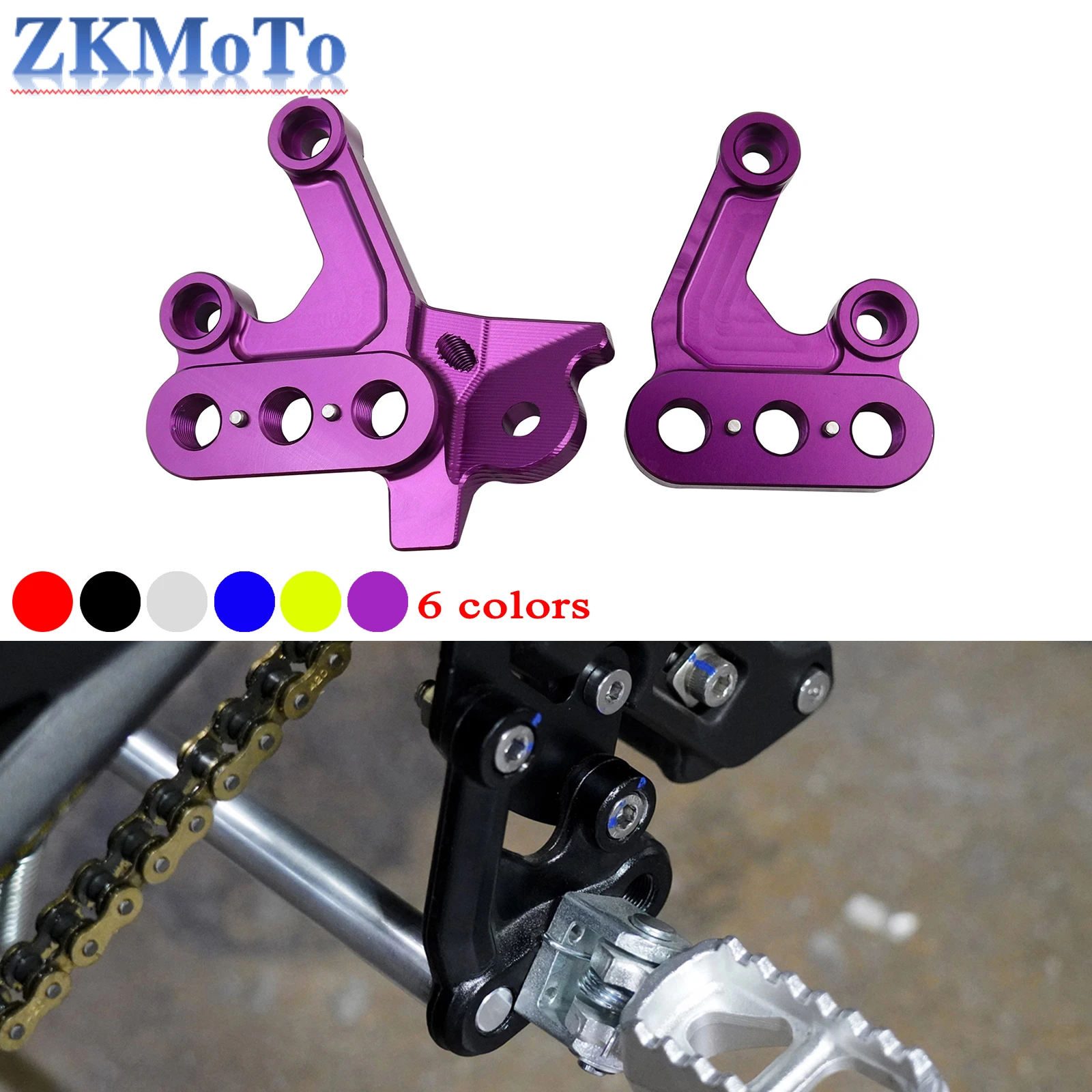 

Подножки для электрического мотоцикла, опорный кронштейн для крепления педали, крепежный кронштейн для Segway X160 X260 для Surron Light Bee X и S