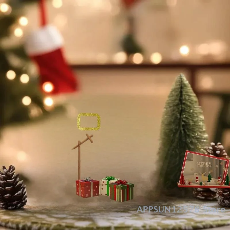 Nouveauté décor de noël nouvel an avec bonhomme de neige de dessin animé, père noël, autocollant mural de fenêtre en tissu feutré d'élan