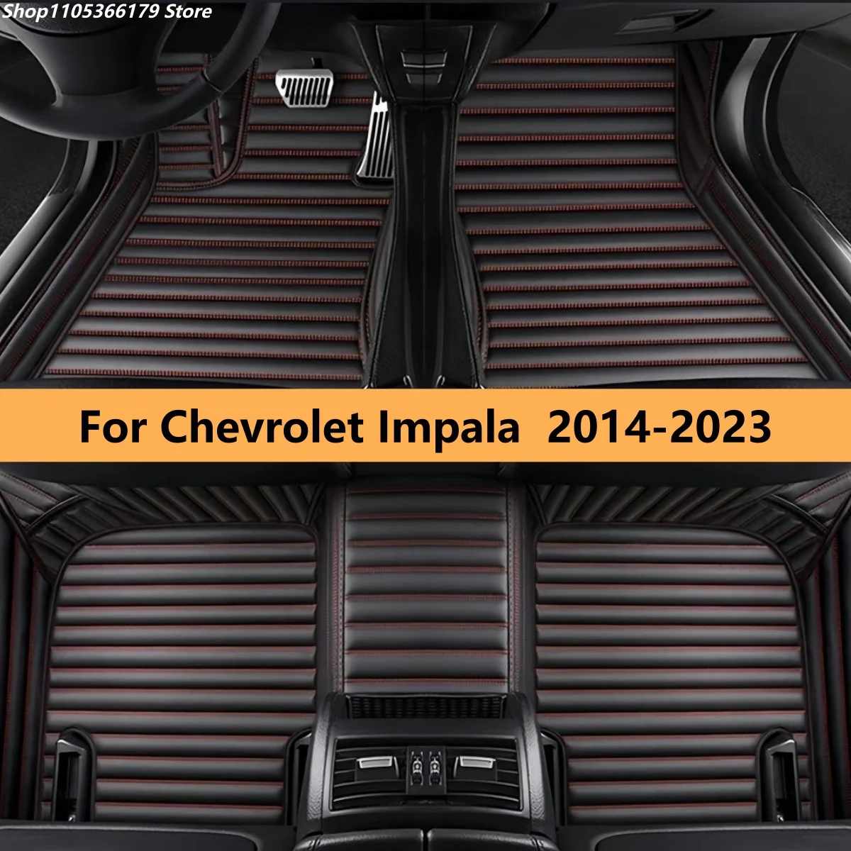

Автомобильные коврики для Chevrolet Impala 2014-2023, всепогодные, водонепроницаемые