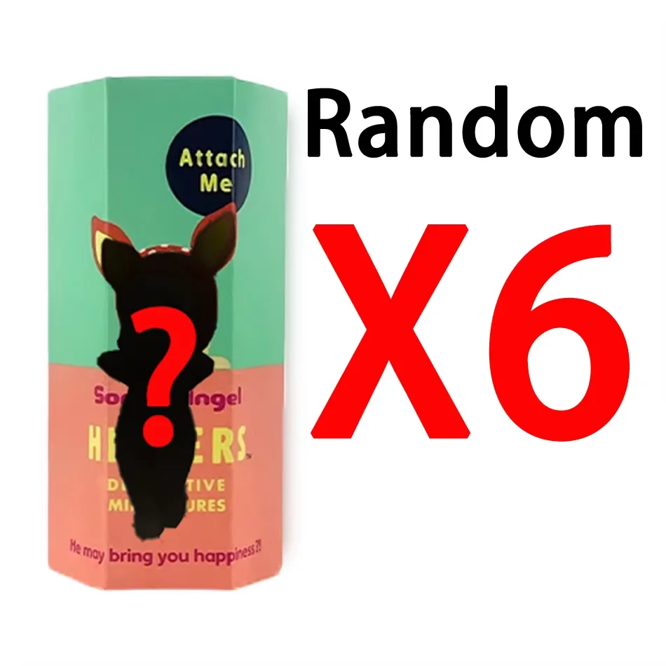 2026 Niedliche Hunde-Serie Mini-Figuren, Kawaii Tierkopf PVC-Figurinen, Blind Box Sammelspielzeug