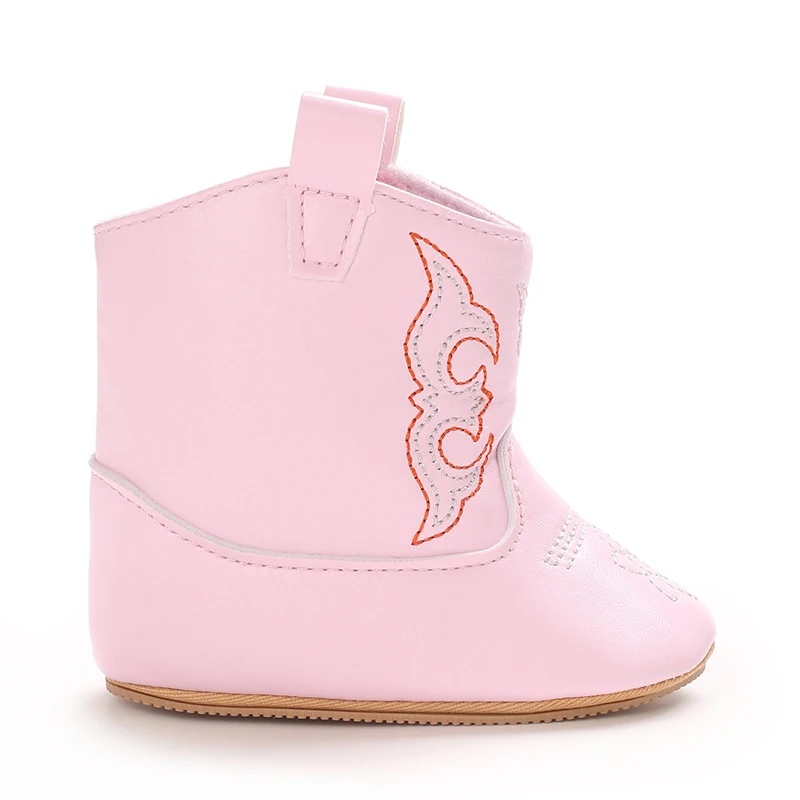 Modische und beliebte Gummischuhe für Babys, Western-Denim-Mittelsohlenstiefel, warme und rutschfeste Freizeitschuhe für Herbst und Winter – Detail 24