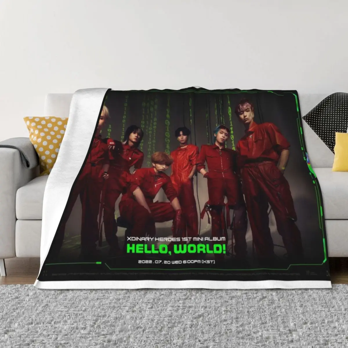 

Xdinary Heroes - Hello, World! Throw Blanket for winter for sofa Thermal Tourist Blankets