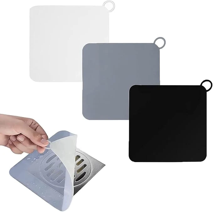 1/2Pc Silicone Floor Drain Deodorant Cover Bathroom Deodorant Insect-proof Seal Household Sewer Pipe Sink Anti-smell Floor Cover