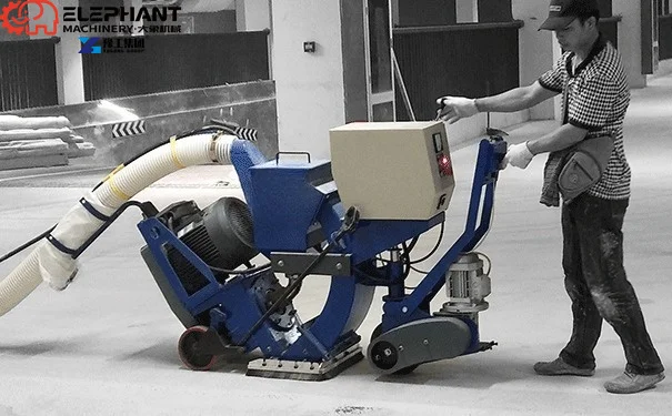 Mini Road Shot Blasting Machine Portable Layout Easy To Move for Small Area Surface Treatment