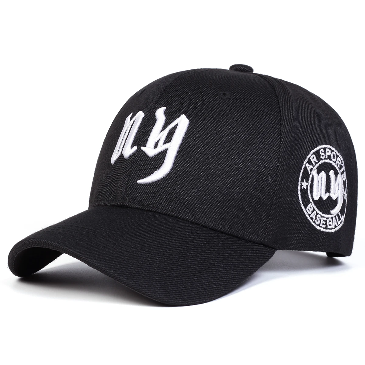 للجنسين نيويورك إلكتروني التطريز قبعات البيسبول الربيع والخريف في الهواء الطلق قابل للتعديل قبعات عادية واقية من الشمس قبعة قبعة رياضية #2