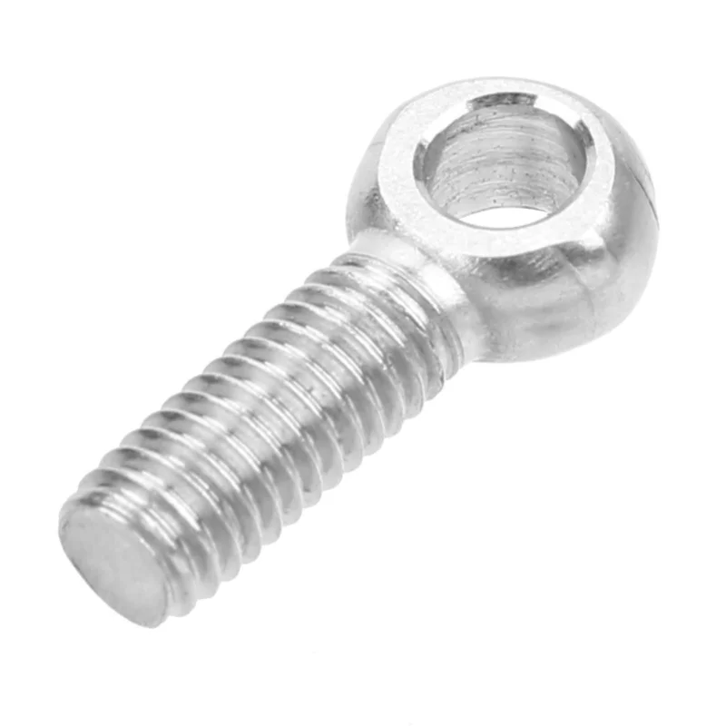 

F2 20pcs Lifting Eye Bolt 304 Stainless Steel Anticorrosion Heavy Duty Machinery Shoulder M6 Joint Screw Home Tools