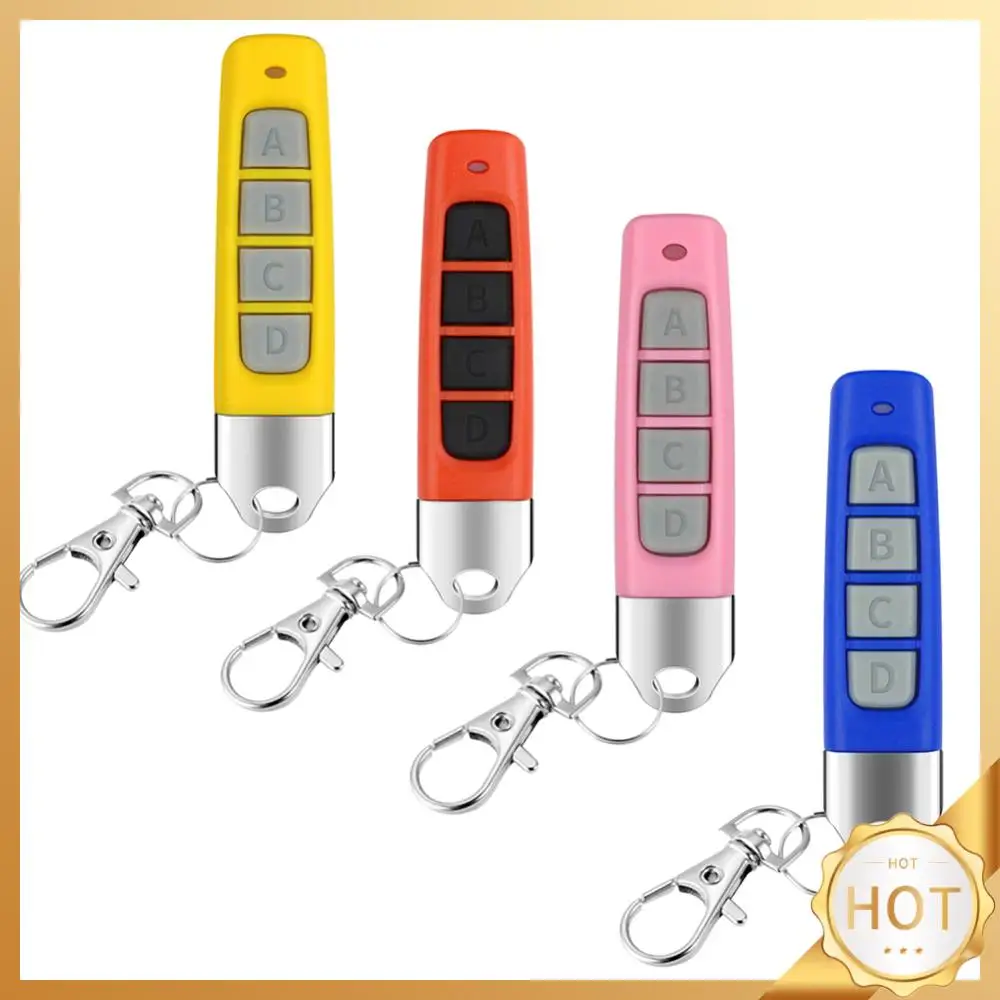 433MHz Copy Remote Controller แบตเตอรี่ขับเคลื่อน 4 ปุ่มรีโมทคอนโทรลมัลติฟังก์ชั่นรีโมทคอนโทรลการเรียนรู้สําเนาสําหรับประตูโรงรถ