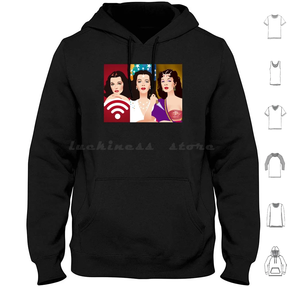 Hedy Triptych Hoodie Cotton Long Sleeve Alejandro Mogollo Art Alemogolloart Alejandromogolloart