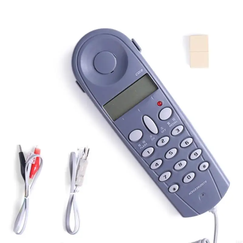 C019 Simple Operations Corded Telephone, Wall Mount Option Phone K92C