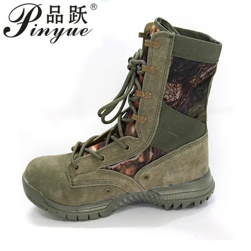 Men Outdoor Hiking Desert Boots Lightweight Breathable Male Ankle Boots Jungle Shoes