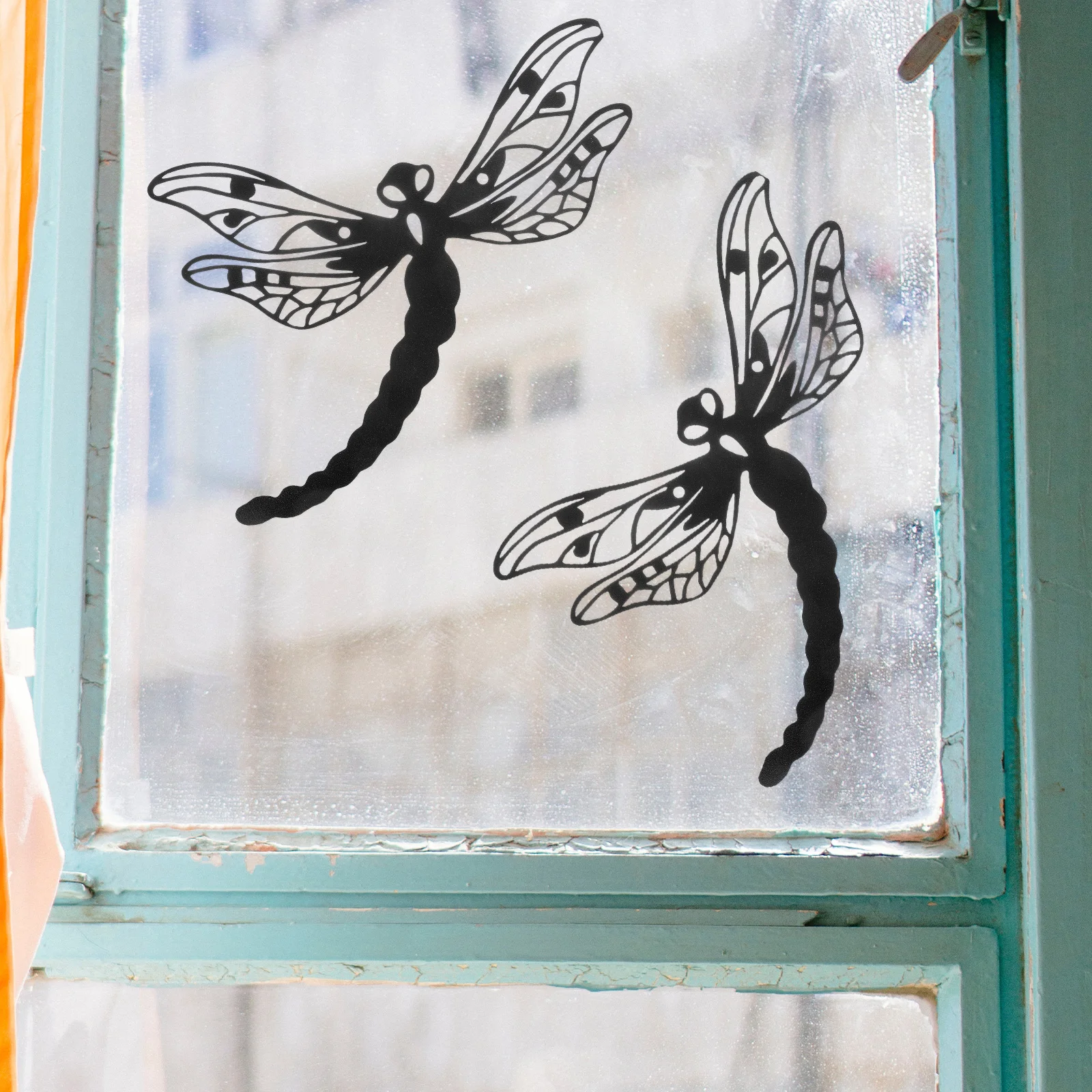 

Wall Art Dragonfly Vintage Hollow Design Decorative Ornament for Home Bedroom Corridor Outdoor Decor Metal