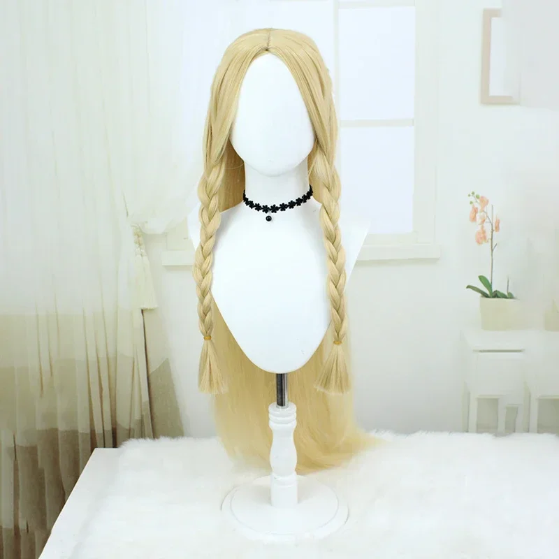 Anime Delicious in Dungeon Cosplay Wig Marcille Donato Wig Women Yellow Long Hair Heat Resistant Wigs