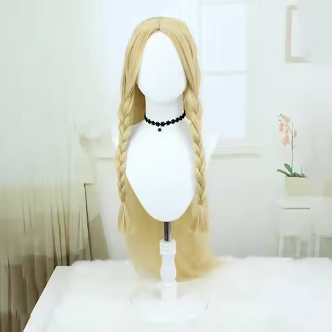 Anime Delicious in Dungeon Cosplay Wig Marcille Donato Wig Women Yellow Long Hair Heat Resistant Wigs