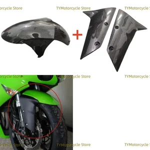 Fairing Ön Çamurluk Çamurluk, Kaput, Kaput Paneli Fit için Kawasaki ZX6R, ZX636, 2005, 2006, 2007, 2008, ZX10R, ZX-10R, 2004, 2005 ve 2007 8 en çok satan, kaporta kawasaki zx10r-no. 3