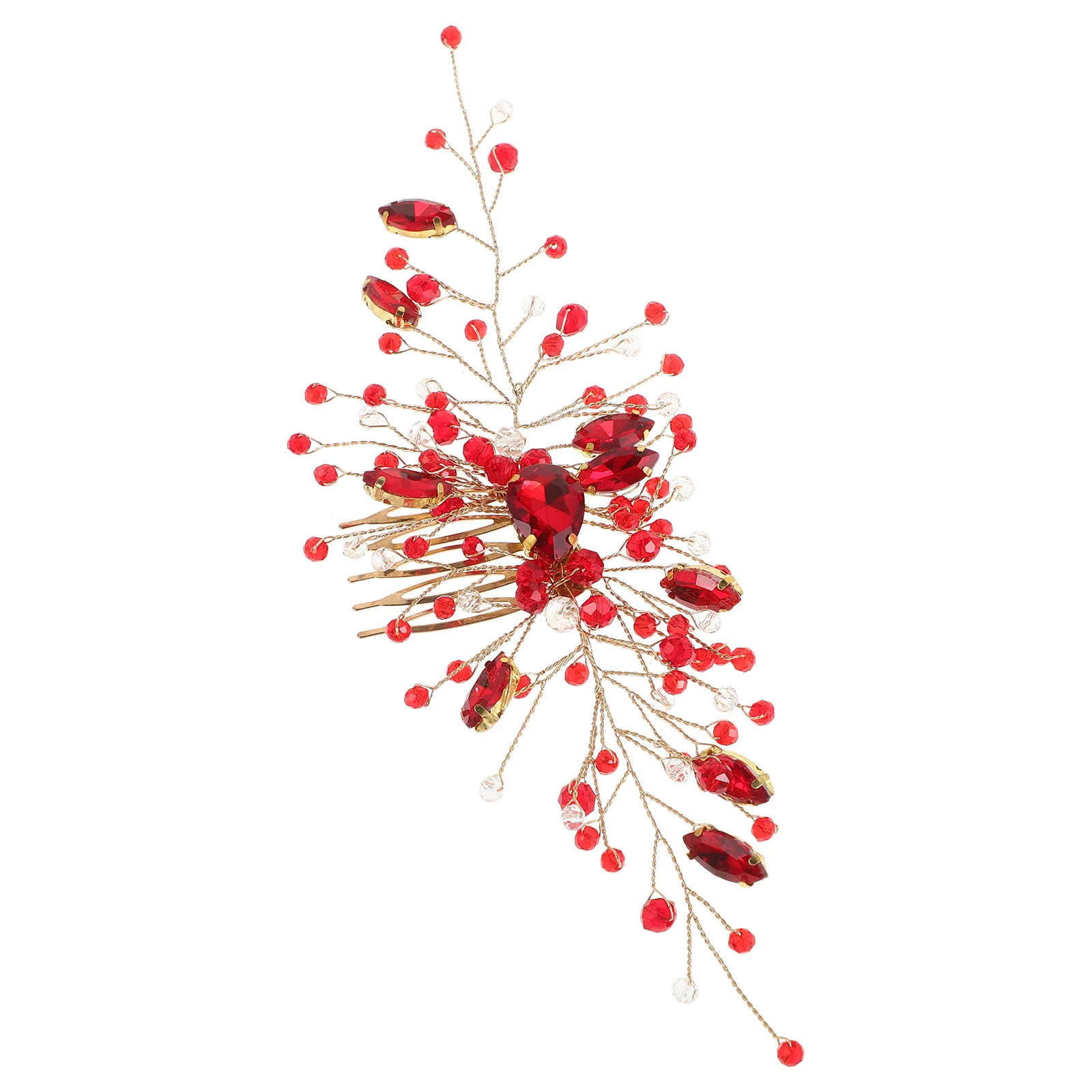 

Bridal Hair Comb Crystal Wedding Headpiece Stylish Bride Headdress for Special Occasions Women Girls Comfortable Fit Stable Wear