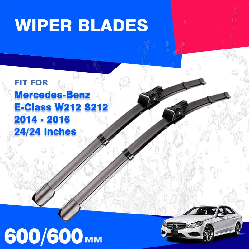 

For Mercedes Benz E Class W212 S212 2014 2015 2016 Facelift Front Wiper Blades Accessories Windshield E250 E300 E350 E400 E550