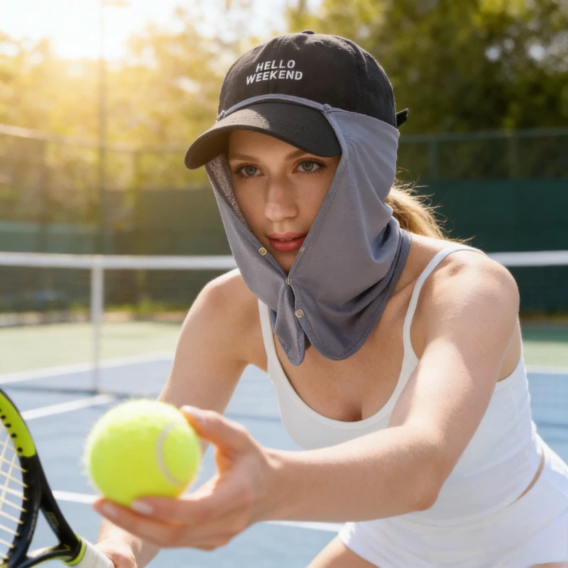 

Sunshade Hat, Gauze, Sunshade Curtain, Summer Cycling, Golf, Fishing Mask, Breathable Enclosure Hat, Sunshade Curtain