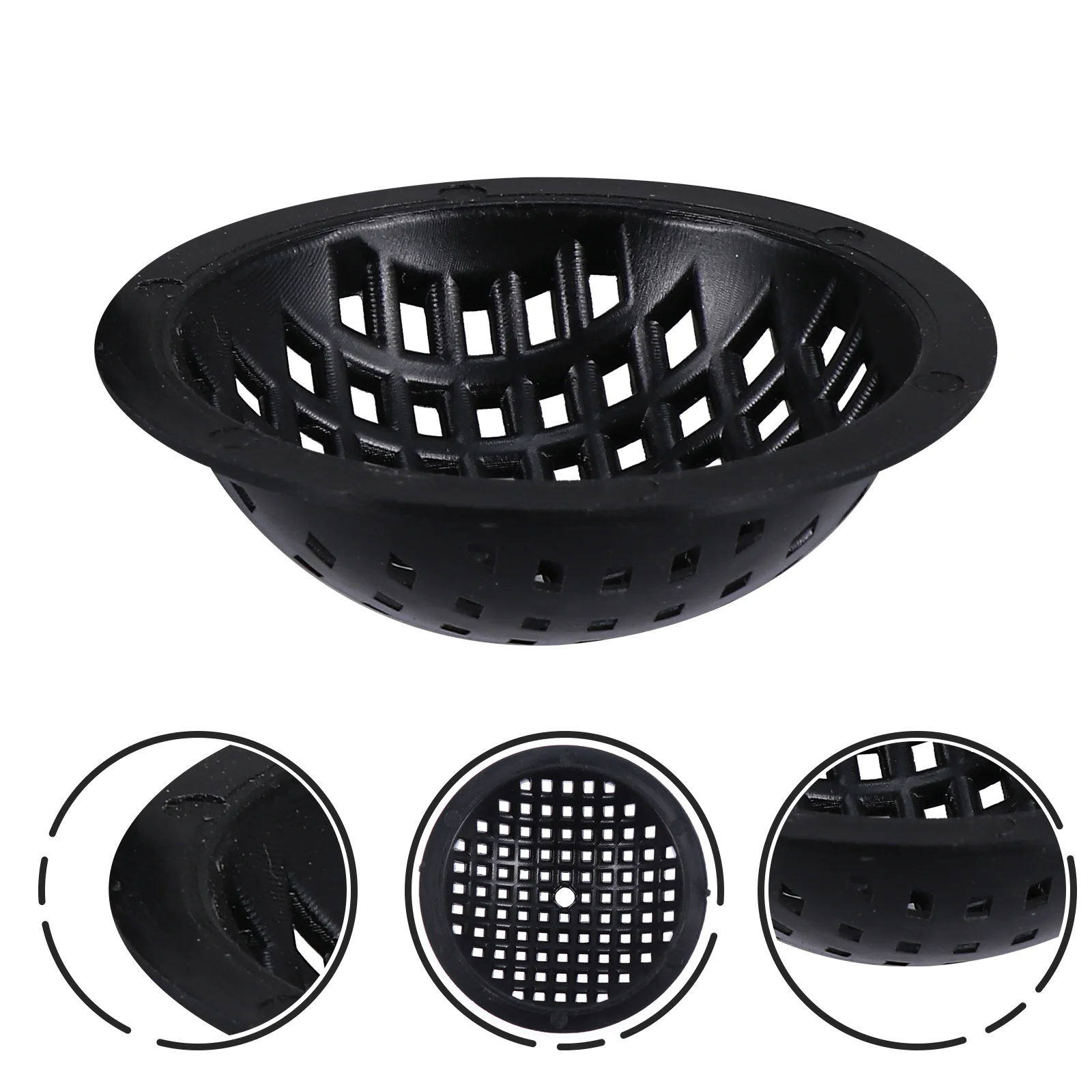 

20 Pcs Flower Pot Mat Bonsai Accessories Pots for Plants Bowl Shape Grid Pads Breathable Bottom Flowerpot Mesh with Hole
