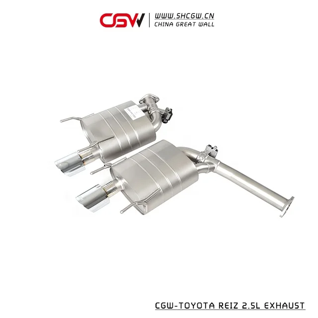 Direct Source of CGW Performance Exhaust with Gesture Valve Control Muffler for  Reiz 2.5 3.0 Year 2005